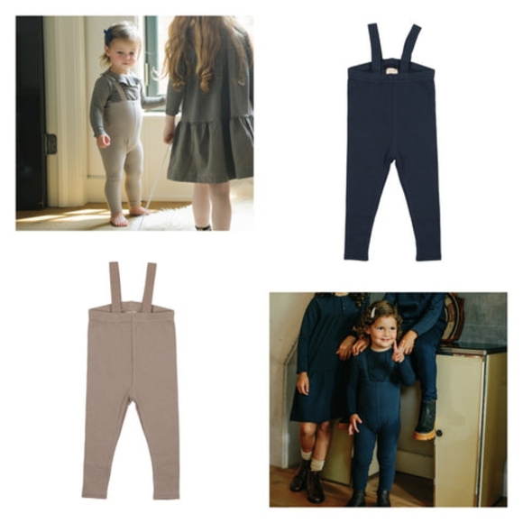 Lil Legs Suspender Leggings - Picture 1 of 6